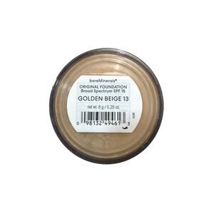 bareMinerals Original Powder Foundation Golden Beige, Broad Spectrum SPF 15